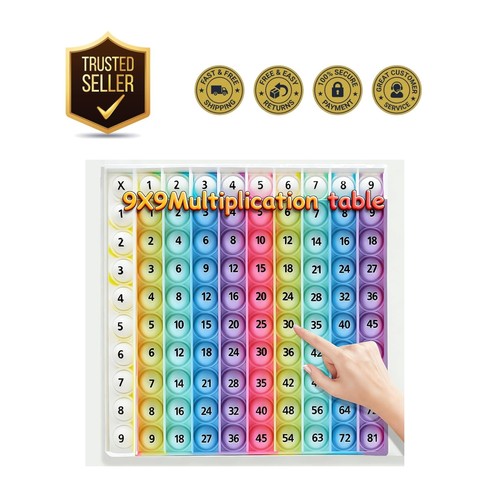 Bright 9x9 multiplication - 9x9,